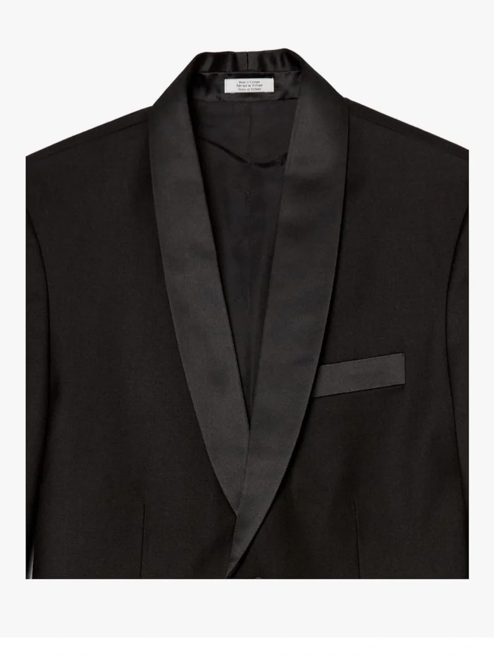 Calvin Klein Boys Black Tuxedo Size 18 Satin Lapel Formal Suit Set Wedding - Picture 4 of 6
